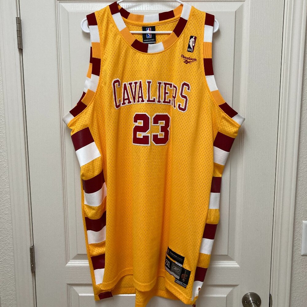 LeBron James Reebok Hardwood Classics 1975-76 VTG Cavaliers Jersey SIZE 2XL +2